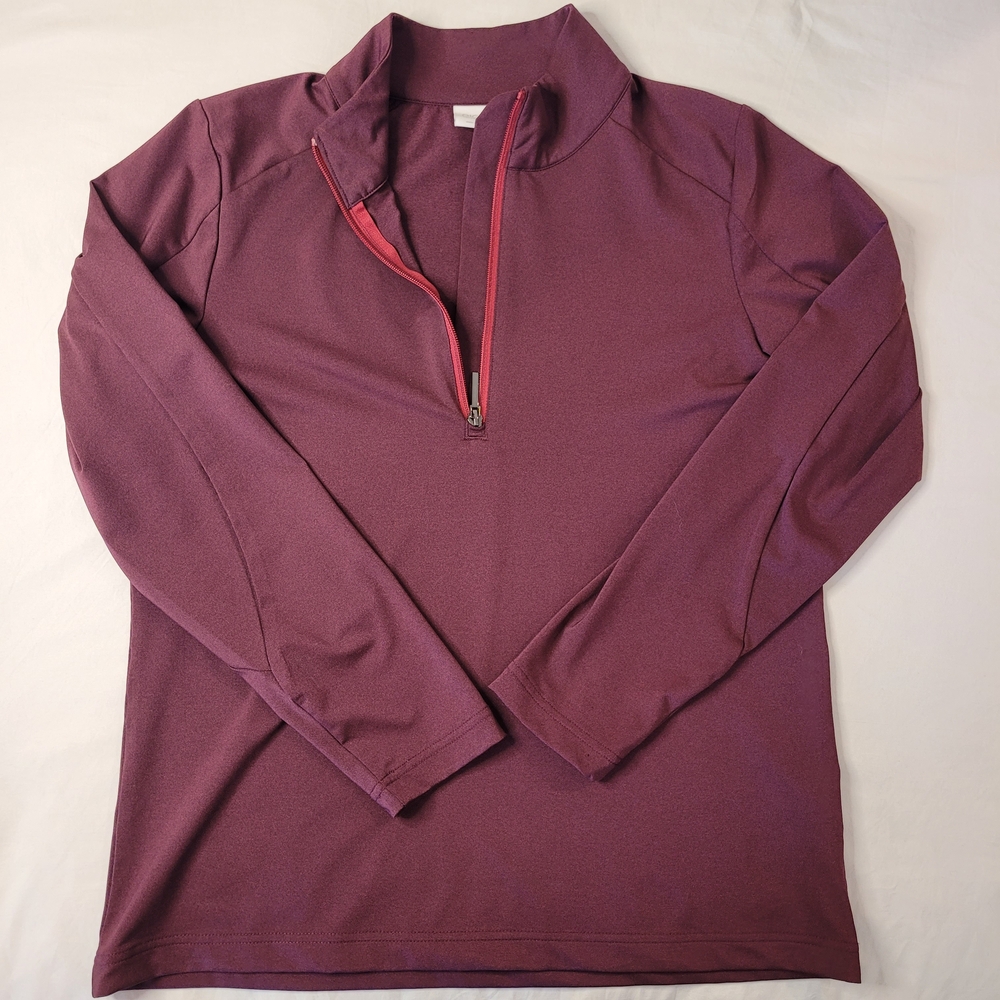 PING Burgundy Quarter-Zip Pullover
